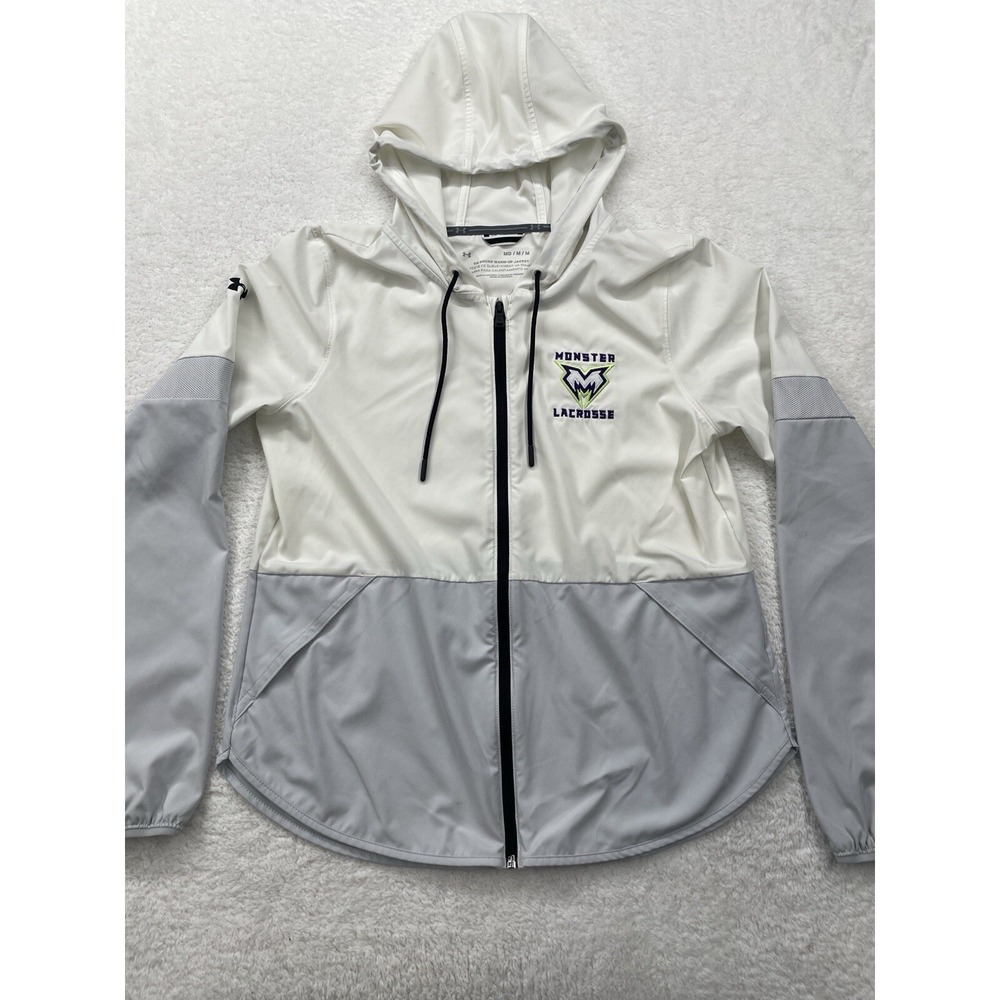 Under Armour Jacket Womens Medium Squad Warm Up Full‎ Zip Cleveland Monsters
